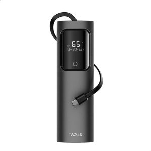 iWalk Tanker 65W Powerbank 20000mAh PD With Build In Cables - Black - Tashqila