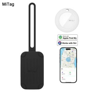 Mili MiTag Plus Item Finder With Luggage Tag - Black - Tashqila