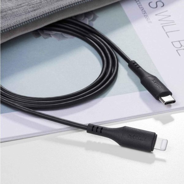 MiLi Type-C to Lightning 1M Cable - Black