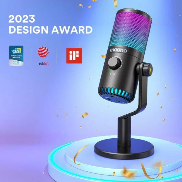 Maonocaster DM30 RGB USB Programmable Gaming Microphone for PC - Tashqila