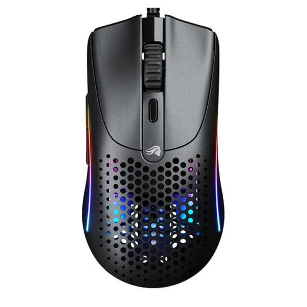 Glorious Model O2 Mini Wired Gaming Mouse - Matte Black - Tashqila