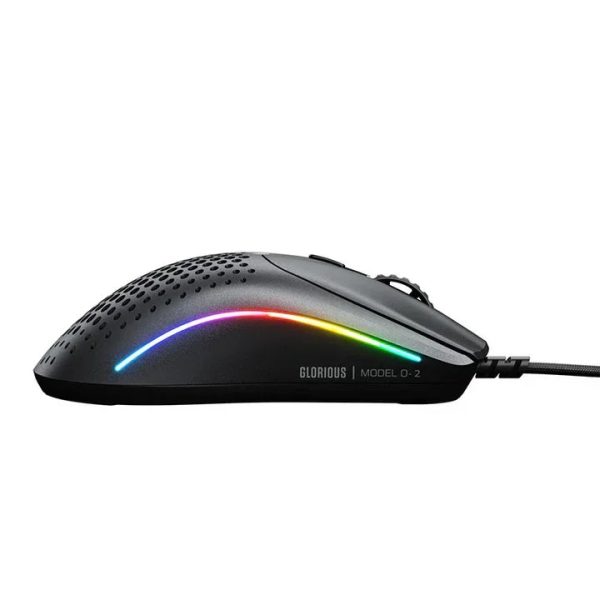 Glorious Model O2 Mini Wired Gaming Mouse - Matte Black - Tashqila
