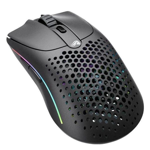 Glorious Model O2 Wireless RGB Gaming Mouse - Matte Black - Tashqila