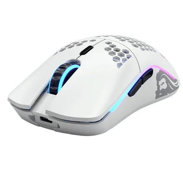 Glorious Model O Wireless Gaming Mouse - Matte White - Tashqila
