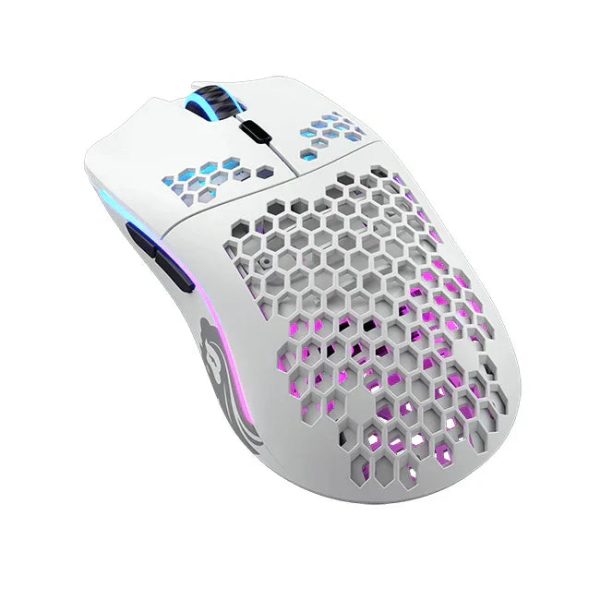 Glorious Model O Wireless Gaming Mouse - Matte White - Tashqila