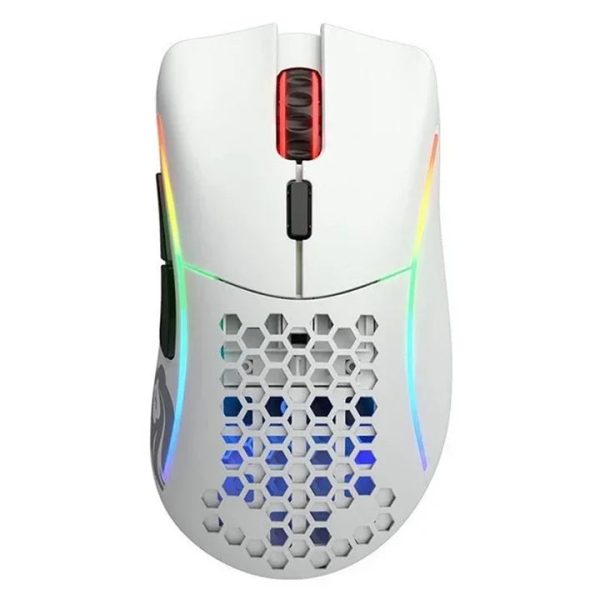 Glorious Model D Minus Wireless Gaming Mouse - Matte White - Tashqila
