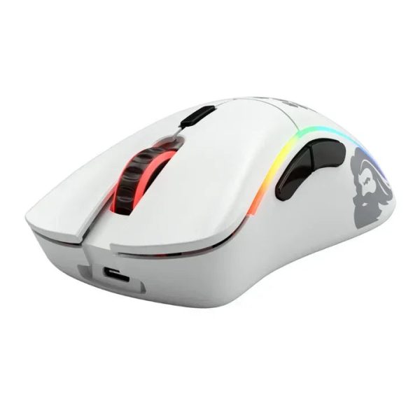 Glorious Model D Minus Wireless Gaming Mouse - Matte White - Tashqila