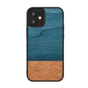 Man & Wood Case For iPhone 12 / 12 Pro - Denim - Tashqila