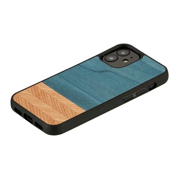 Man & Wood Case For iPhone 12 / 12 Pro - Denim - Tashqila