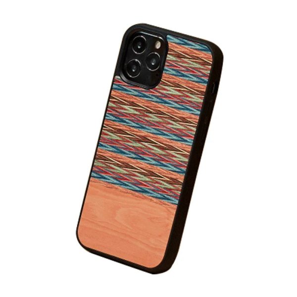 Man & Wood Case For iPhone 12 / 12 Pro - Browny Check - Tashqila