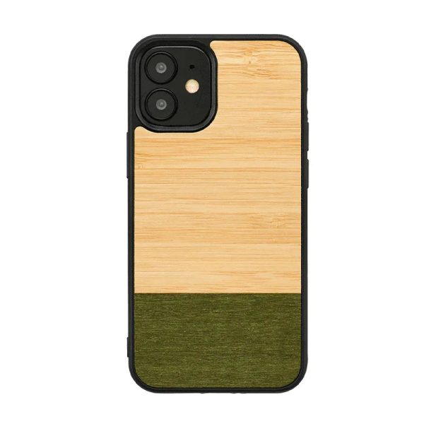 Man & Wood Case For iPhone 12 / 12 Pro - Bamboo Forest - Tashqila