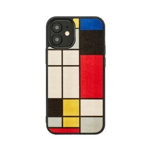 Man & Wood Case For iPhone 12 / 12 Pro - Mondrian Wood - Tashqila