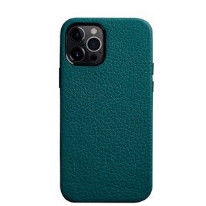 Melkco iPhone 12 Pro Max Origin Paris Premium Leather Cover - Lake Blue - Tashqila