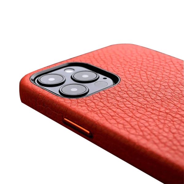 Melkco iPhone 12 Pro Max Origin Paris Premium Leather Cover - Orange - Tashqila