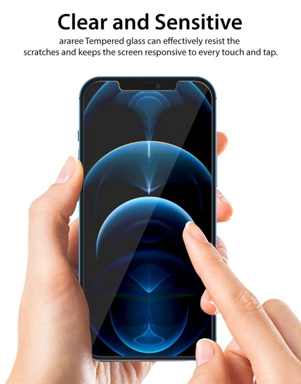Araree Sub Core Tempered Glass For iPhone 12 Pro Max - Clear - Tashqila