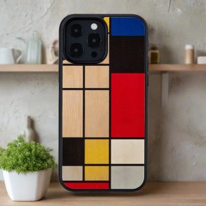Man & Wood Series Cover For iPhone 13 Pro - Mondrain Wood - Tashqila
