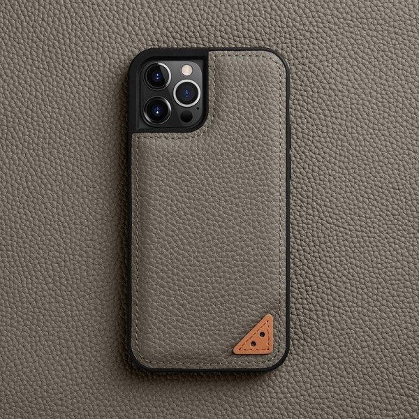 Melkco iPhone 13 Pro Max Ingenuity Series Premium Leather Cover - Grey - Tashqila