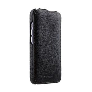 Melkco iPhone 13 Pro Max Jacka Series Premium Leather Cover - Black - Tashqila