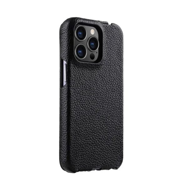 Melkco iPhone 14 Pro Jacka Series Premium Leather Cover - Black - Tashqila