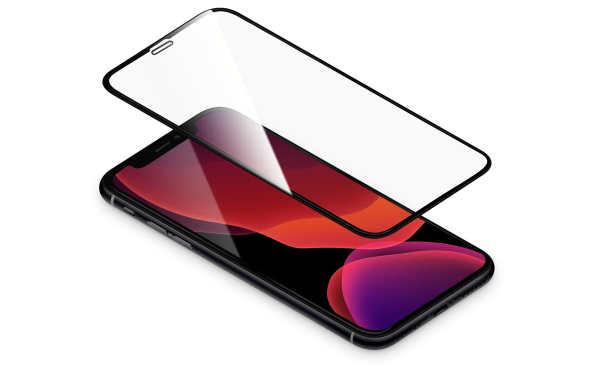 Torrii Bodyglass Full Coverage Curved For iPhone 11 - Black - Tashqila