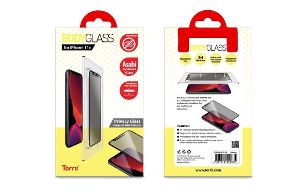 Torrii Bodyglass For iPhone 11 – Privacy - Tashqila