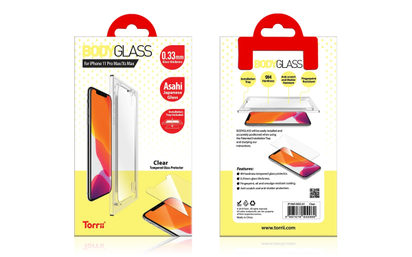 Torrii Bodyglass For iPhone 11 Pro Max - Clear - Tashqila