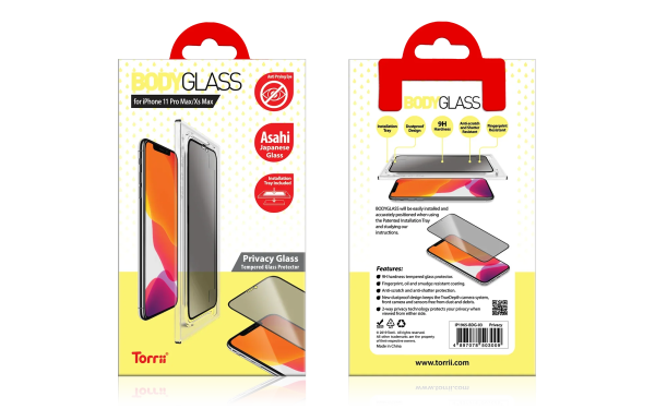 Torrii Bodyglass For iPhone 11 Pro Max - Privacy - Tashqila