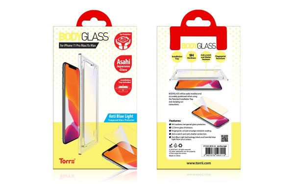 Torrii Bodyglass For iPhone 11 Pro Max - Anti Blue Light - Tashqila