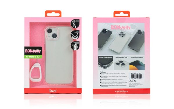 Torrii Bonjelly Case For iPhone 13 - Clear - Tashqila