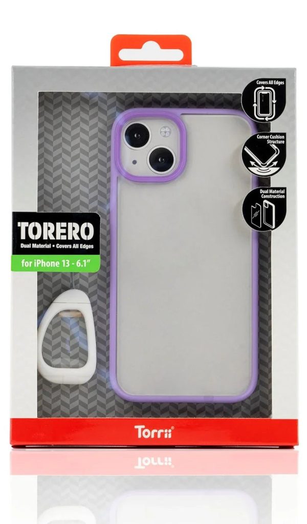 Torrii Torero Case For iPhone 13 - Purple - Tashqila
