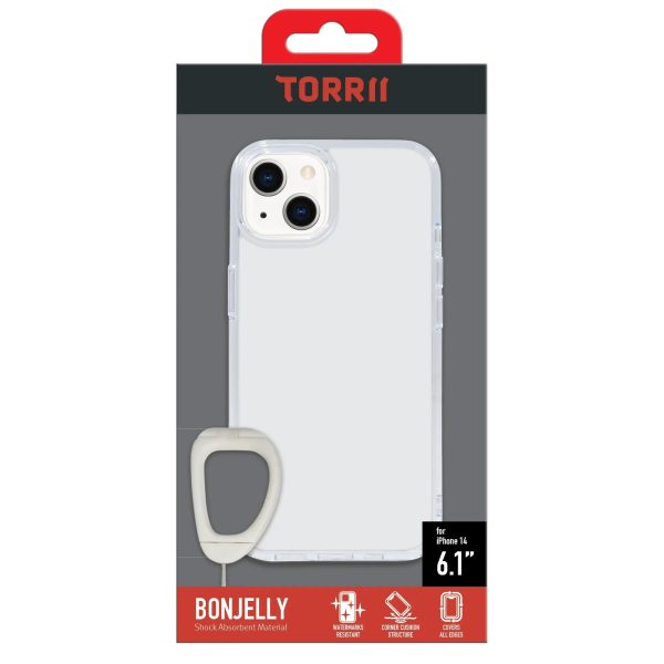 Torrii Bonjelly Case Anti-Bacterial Coating For iPhone 14 - Clear - Tashqila