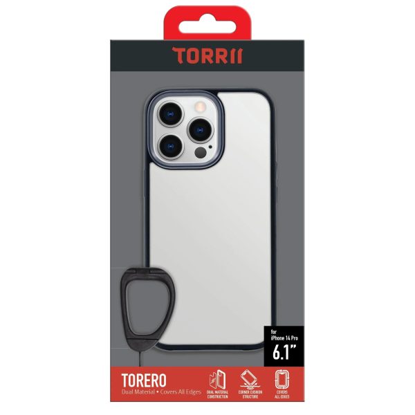 Torrii Torero Case Anti-Bacterial Coating For iPhone 14 Pro - Black - Tashqila