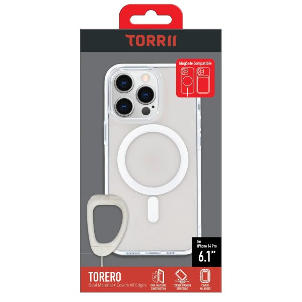 Torrii Torero Magsafe Case Anti-Bacterial Coating For iPhone 14 Pro - Clear - Tashqila