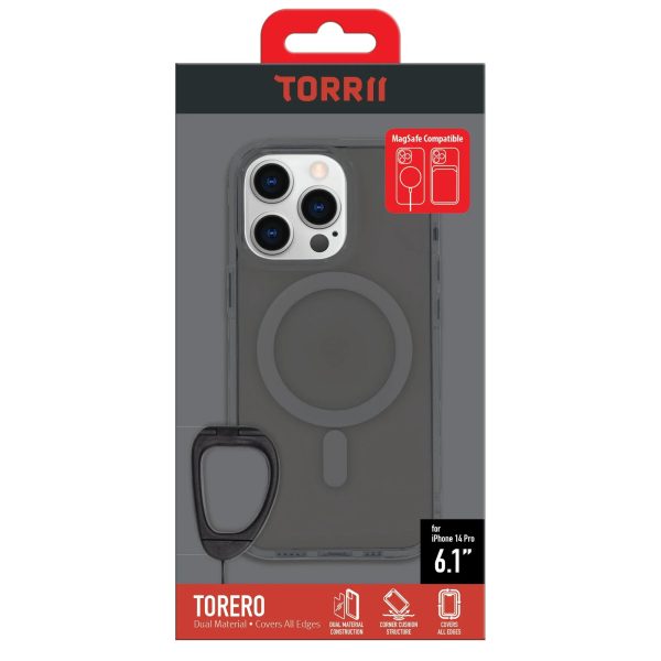 Torrii Torero Magsafe Case Anti-Bacterial Coating For iPhone 14 Pro - Black - Tashqila