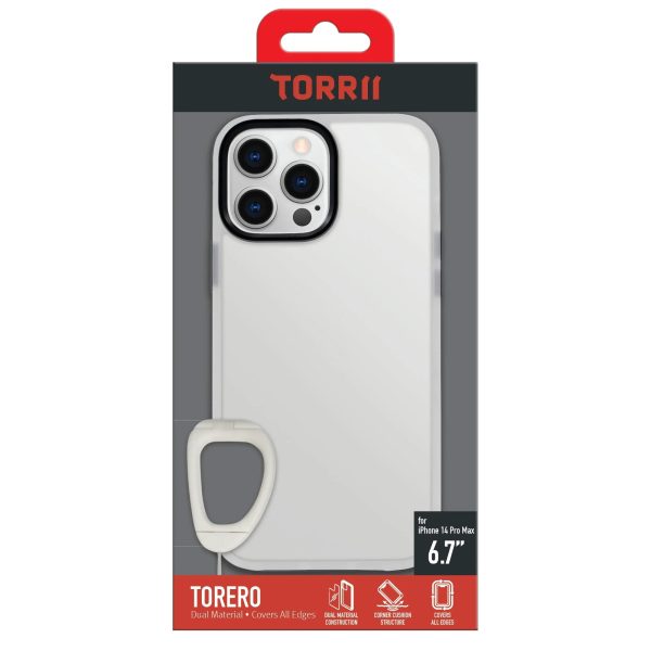 Torrii Torero Case Anti-Bacterial Coating For iPhone 14 Pro Max - Clear - Tashqila