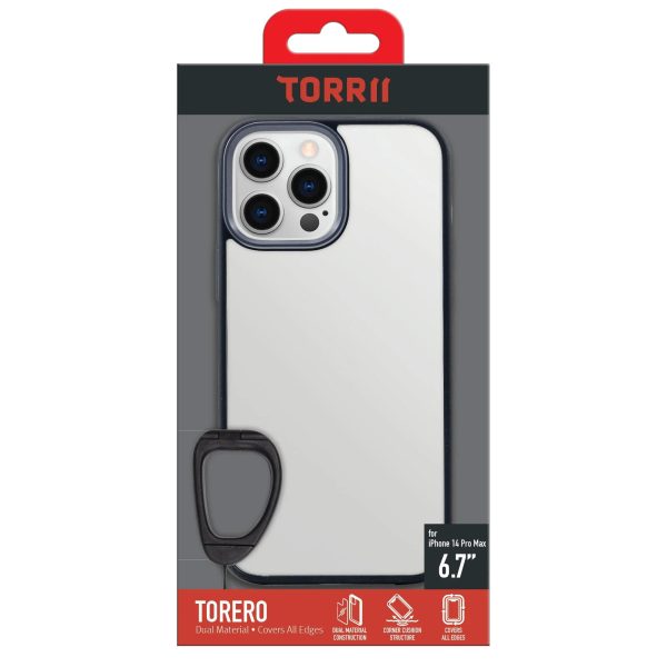 Torrii Torero Case Anti-Bacterial Coating For iPhone 14 Pro Max - Black - Tashqila