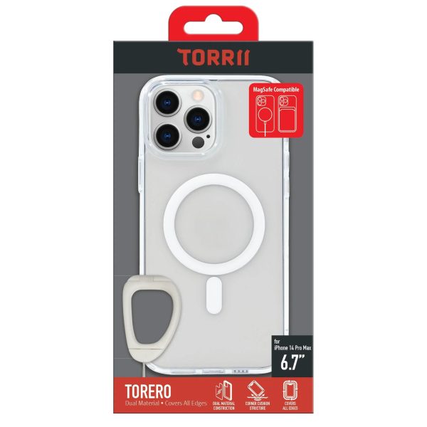 Torrii Torero Magsafe Case Anti-Bacterial Coating For iPhone 14 Pro Max - Clear - Tashqila