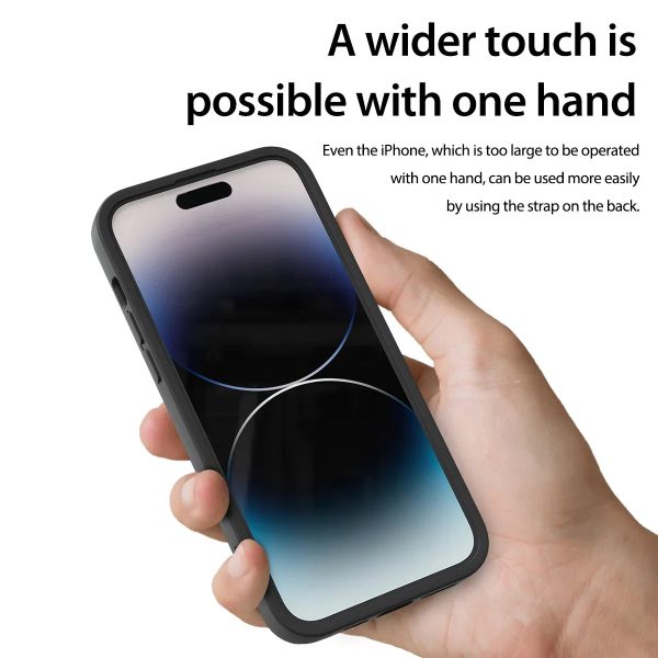 Araree Boat Series Cover With Grip For iPhone 14 Pro Max - Black - Tashqila