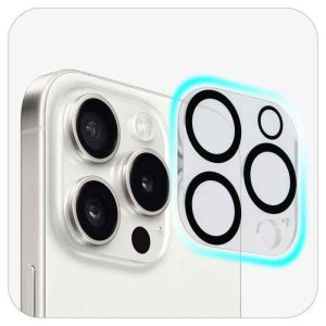 iPhone 15 Pro / iPhone 15 Pro Max Torrii Bodyglass Camera Lens Protector Anti-Bacterial Coating - Clear