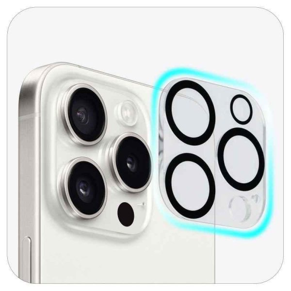 iPhone 15 Pro / iPhone 15 Pro Max Torrii Bodyglass Camera Lens Protector Anti-Bacterial Coating - Clear
