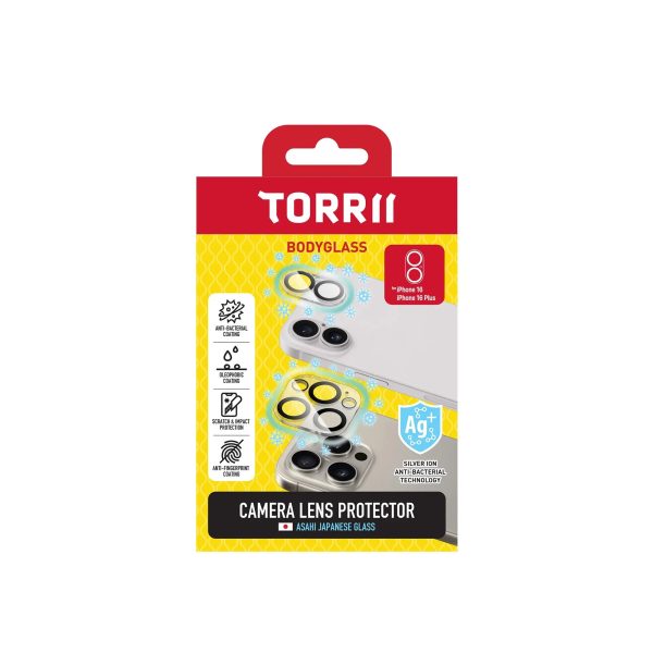 iPhone 16 / 16 Plus Torrii Bodyglass Camera Lens Protector - Clear - Tashqila