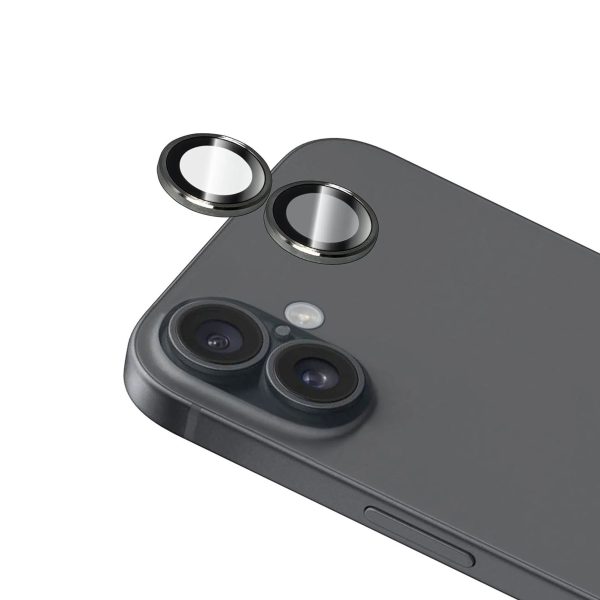 iPhone 16 / 16 Plus Araree Camera Lens Ring Protection - Clear - Tashqila
