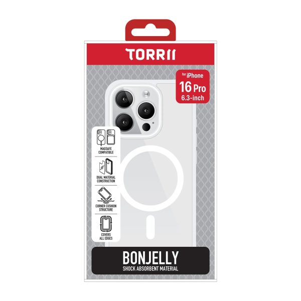 iPhone 16 Pro Torrii Bonjelly Magsafe Cover - Clear - Tashqila