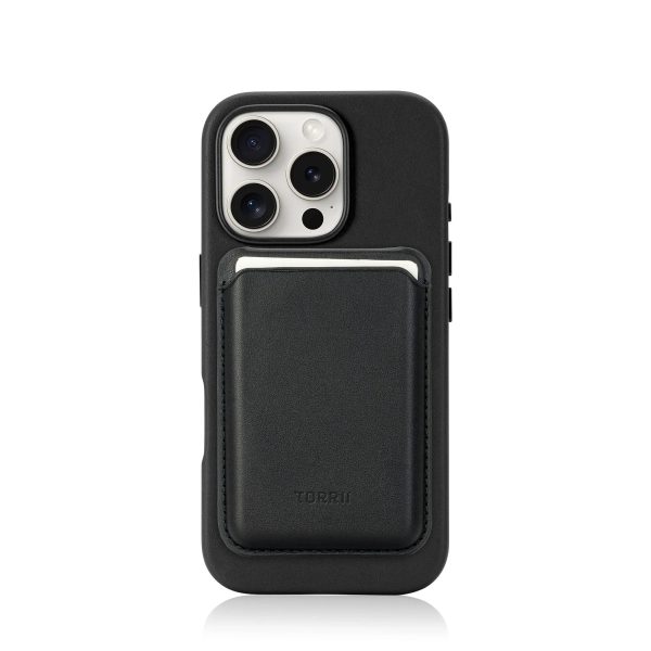 iPhone 16 Pro Torrii Koala MagSafe Case + Wallet Stand - Black - Tashqila