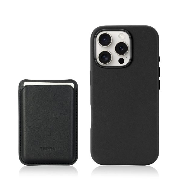 iPhone 16 Pro Torrii Koala MagSafe Case + Wallet Stand - Black - Tashqila
