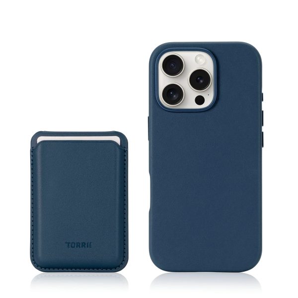 iPhone 16 Pro Torrii Koala MagSafe Case + Wallet Stand - Navy - Tashqila