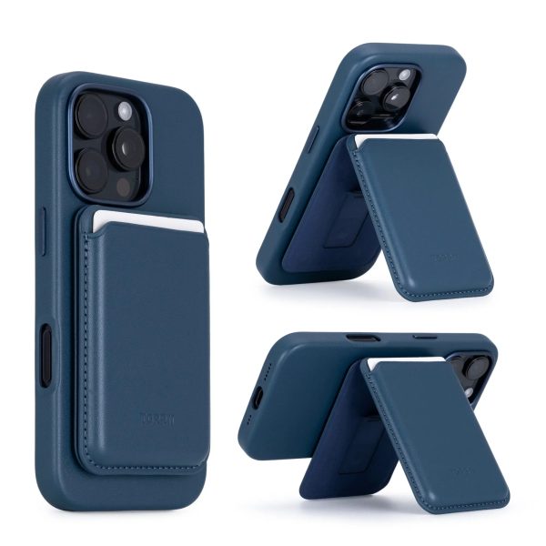 iPhone 16 Pro Torrii Koala MagSafe Case + Wallet Stand - Navy - Tashqila