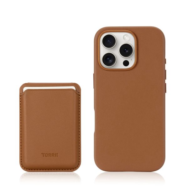 iPhone 16 Pro Torrii Koala MagSafe Case + Wallet Stand - Brown - Tashqila