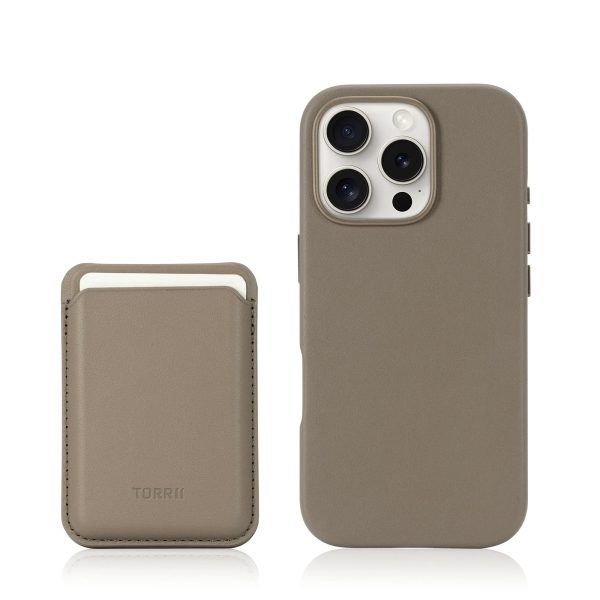 iPhone 16 Pro Torrii Koala MagSafe Case + Wallet Stand - Slate Gray - Tashqila