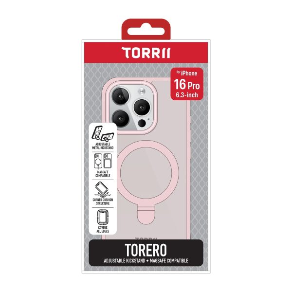 iPhone 16 Pro Torrii Torero Stand Magsafe Cover - Pink - Tashqila
